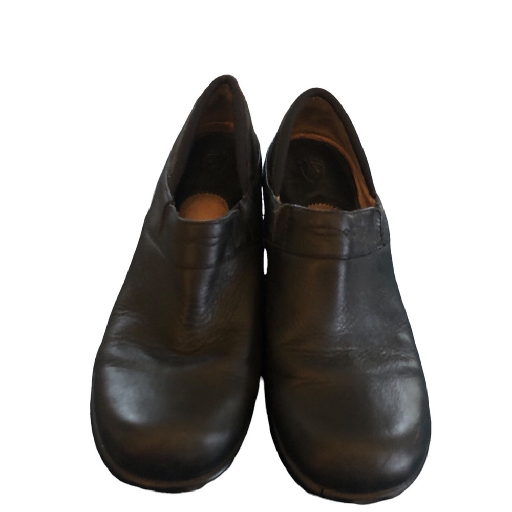 Ariat Santa Cruz Clog Black Pebble Leather Work Shoe 93905 Women's Size 9